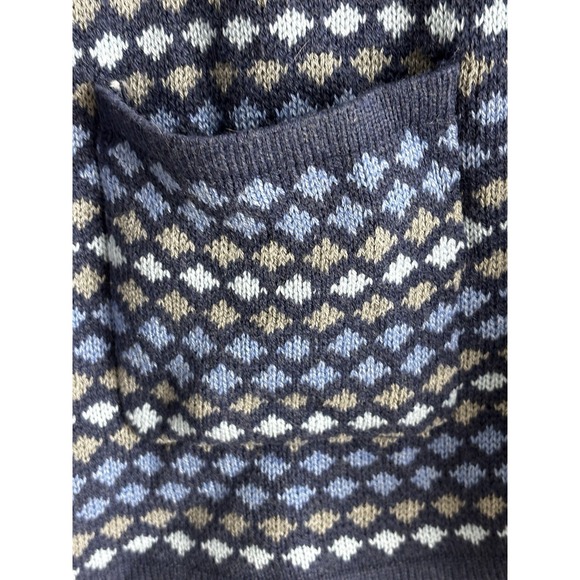 THE TOG SHOP Cardigan Sweater Women Large Bluish Gray Blue Full Zip - Picture 3 of 9